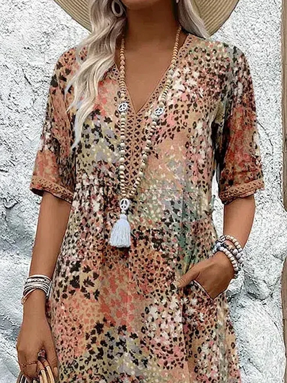 Sylvie – Vibrant Midi Dress