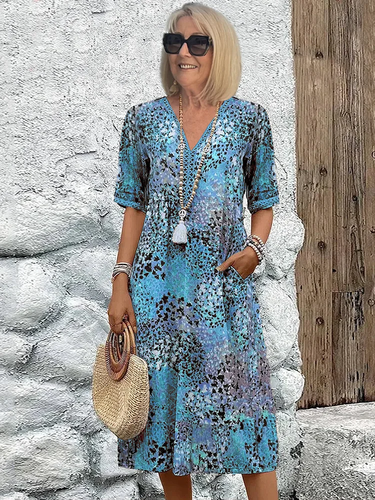 Sylvie – Vibrant Midi Dress