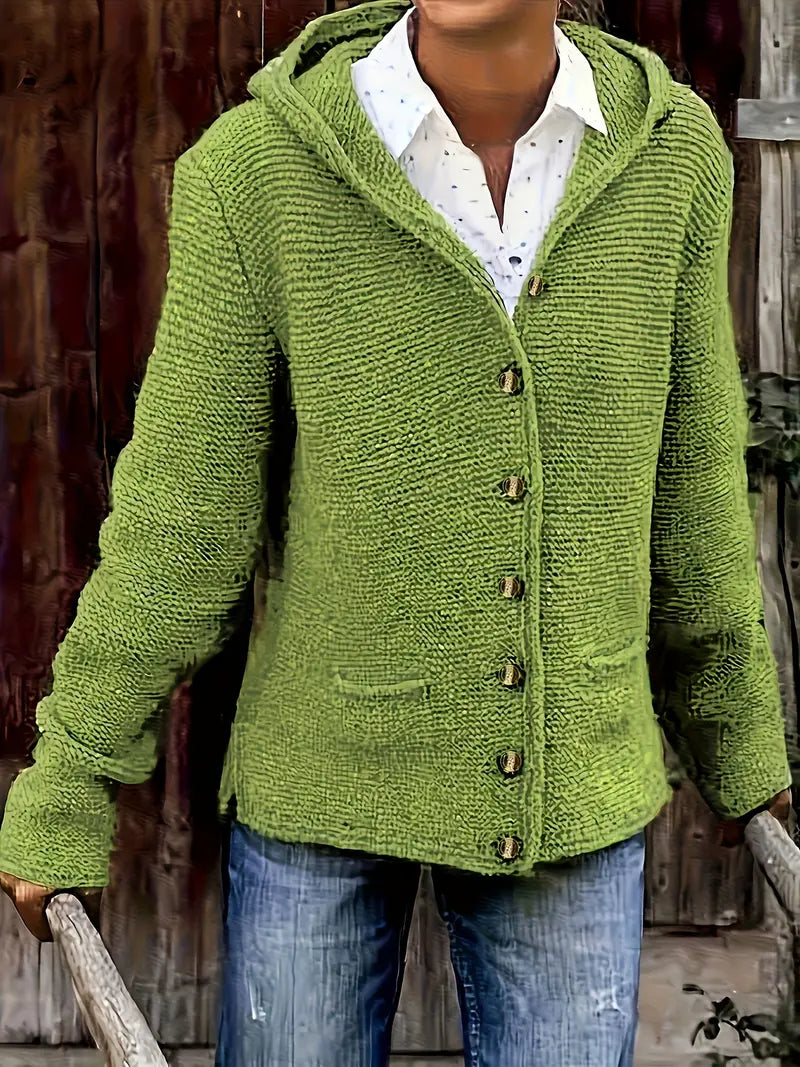 Gladys - Long-Sleeves Cardigan Hoodie