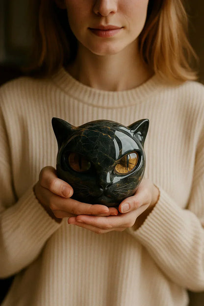 NyxCharm – Black Cat Sculpture
