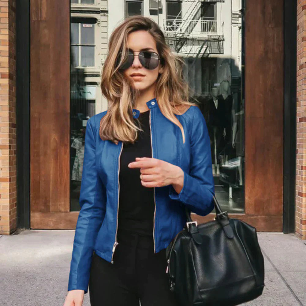 Sofia - Vegan Leather Jacket