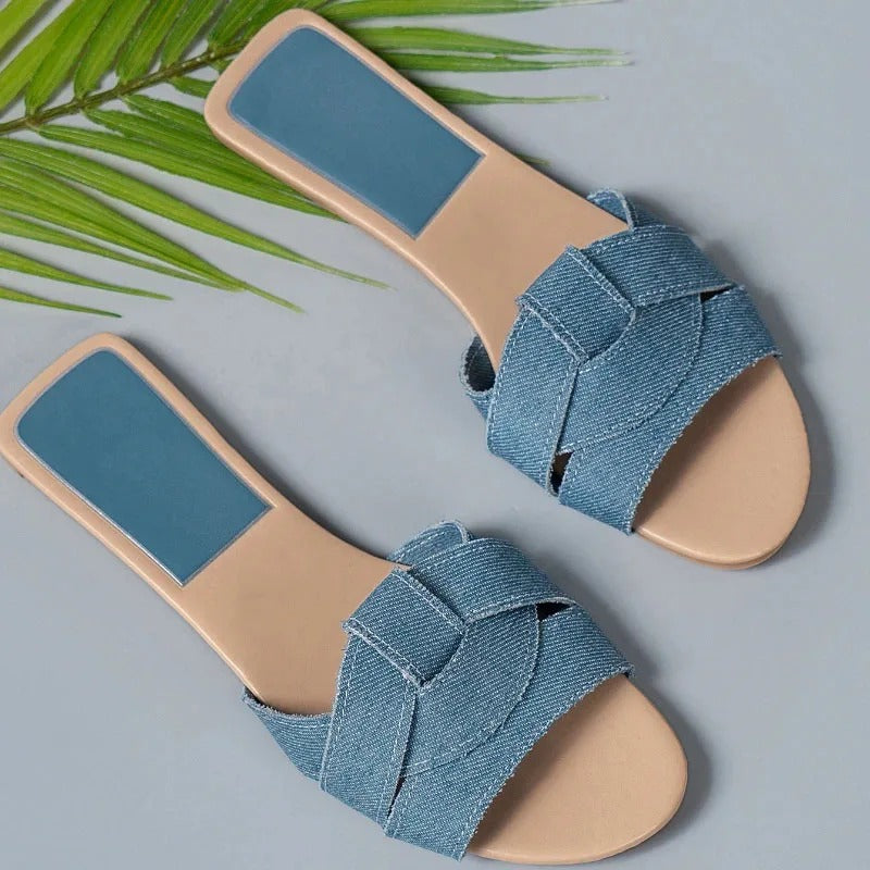Roxanne – Vibrant Slip-On Summer Sandals