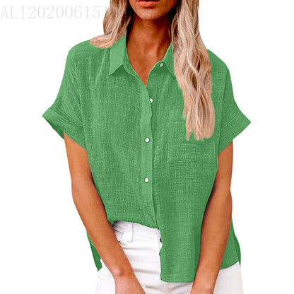 Jacqueline – Classic Button-Up Shirt